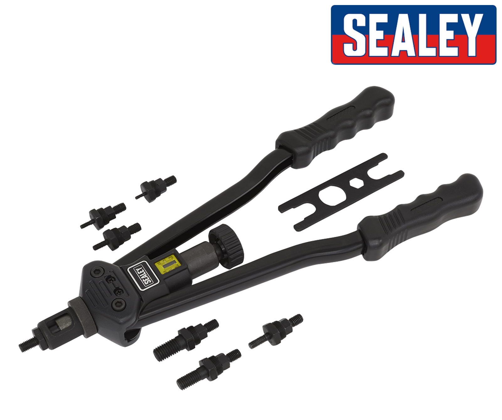 Sealey AK3985 Threaded Nut Riveter - Rivet Nut - Long Arm - Suits M3-M12 Threads