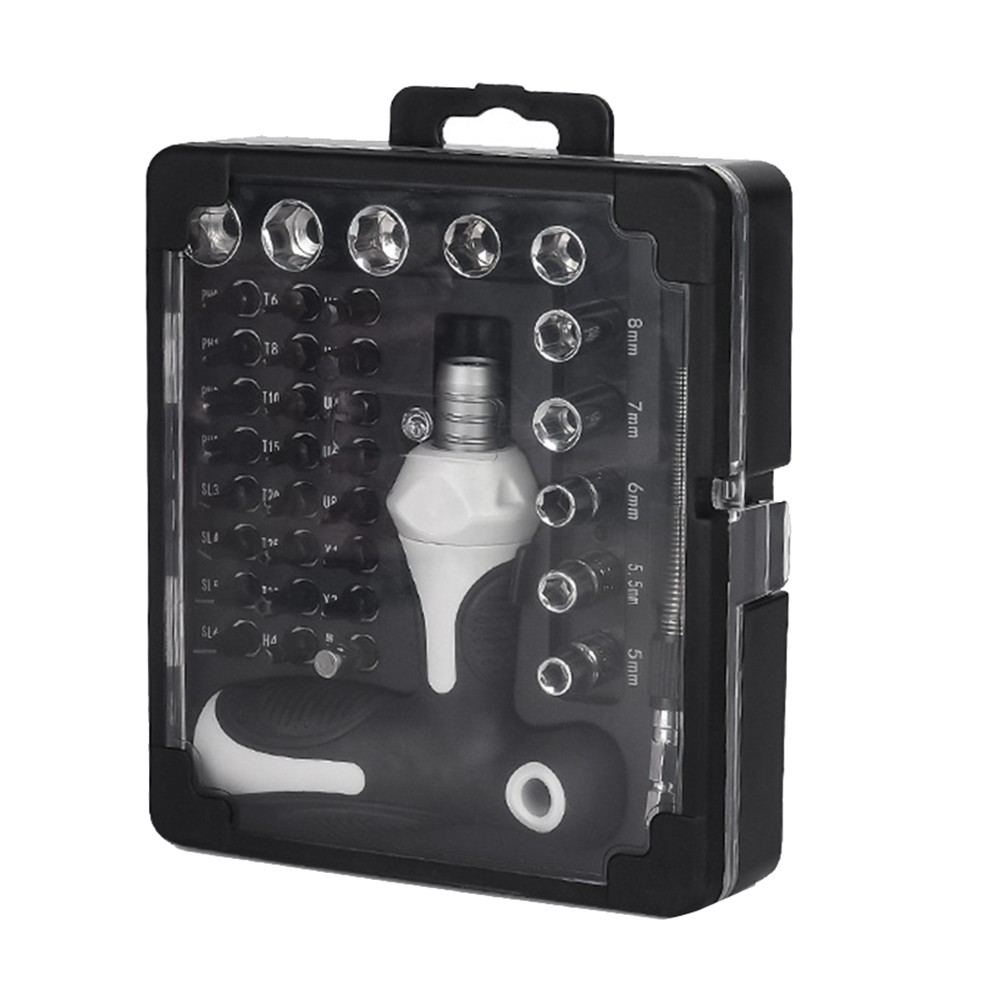 38 in 1 Screwdriver Bit Set Screwdriver Non-Slip Handle Telescopic5676