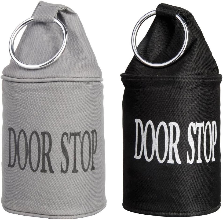 Esschert Design LH146 Door Stopper with Ring Black or Grey (Pack of 1)