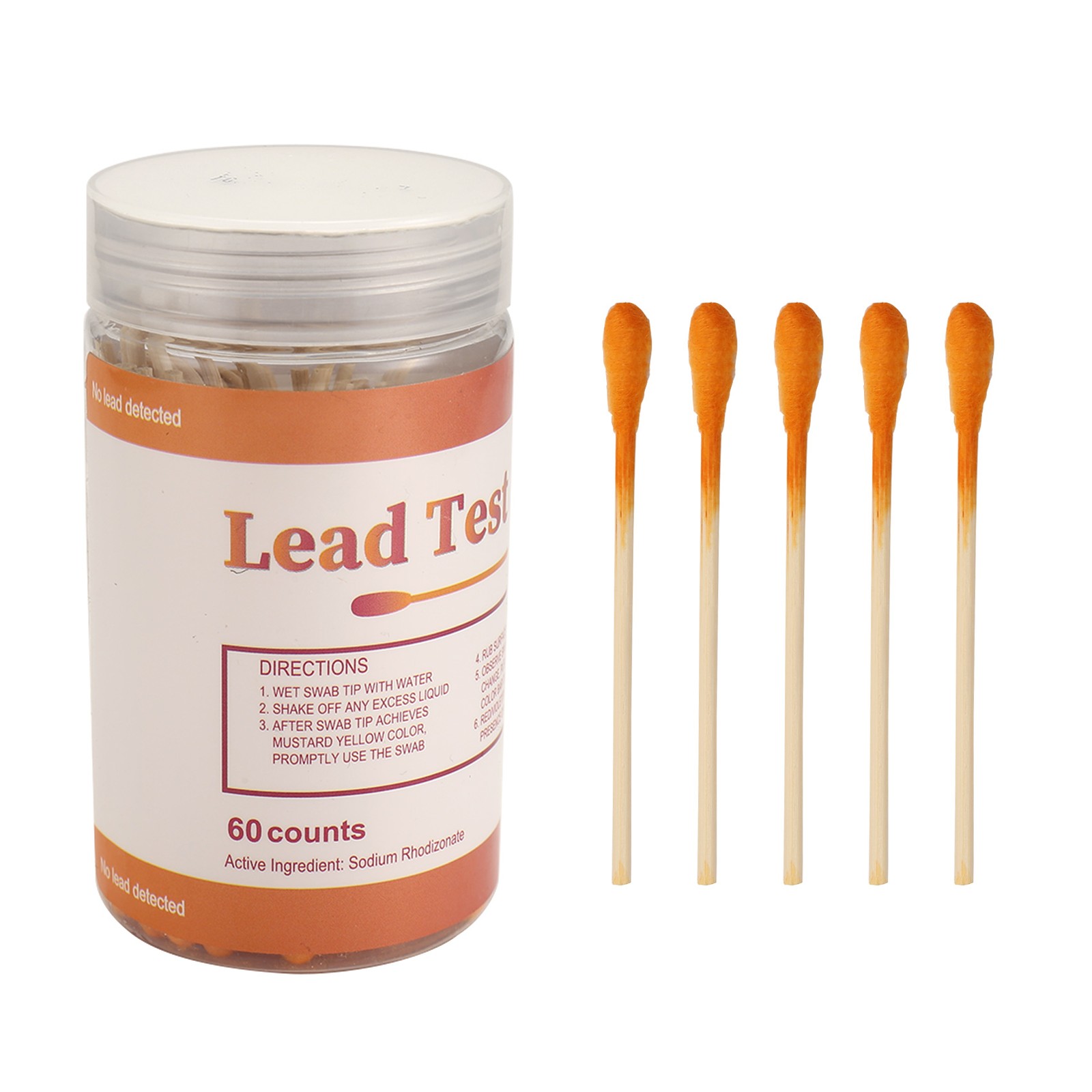 10X(Lead Paint Test Swabs Kit: 60 Pcs Lead Test Kit Swabs, Home Lead Test5383