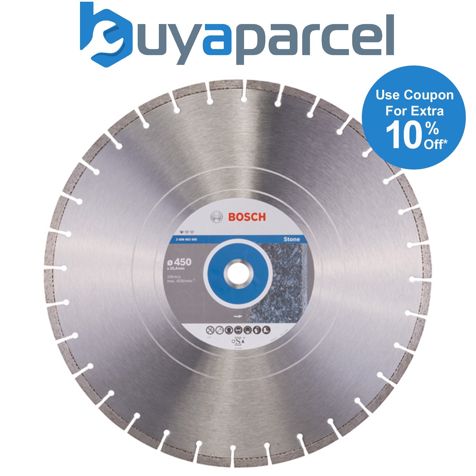 Bosch Diamond cutting discs Standard for Stone diamond cutting disc 2608602605