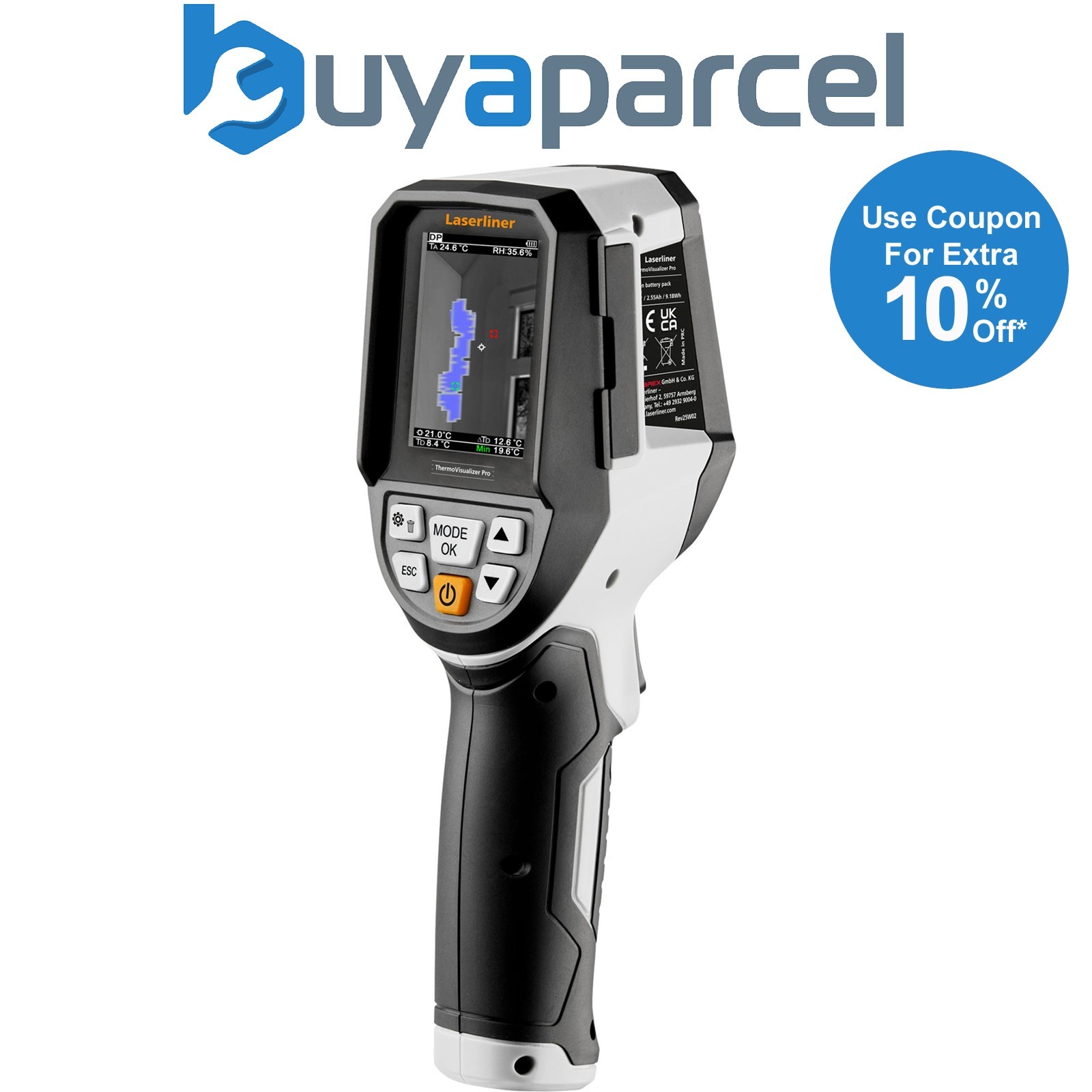 Draper 31986 Laserliner 082.078A ThermoVisualizer Pro Thermal Imaging Camera