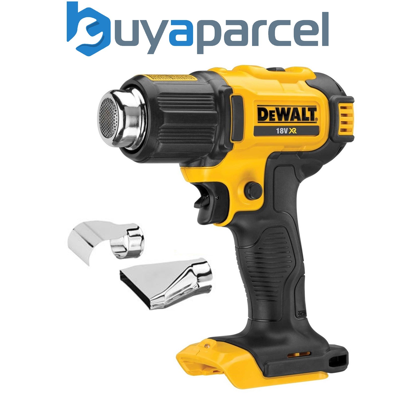 Dewalt DCE530N XR 18V Cordless Heat Gun Bare Unit - Includes 2 Nozzles
