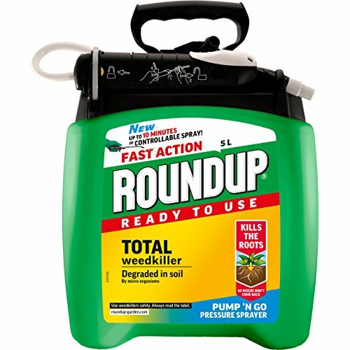 Premium Roundup Fast Action Weedkiller Pump N Go Ready To Use Spray 5 Litre Uk