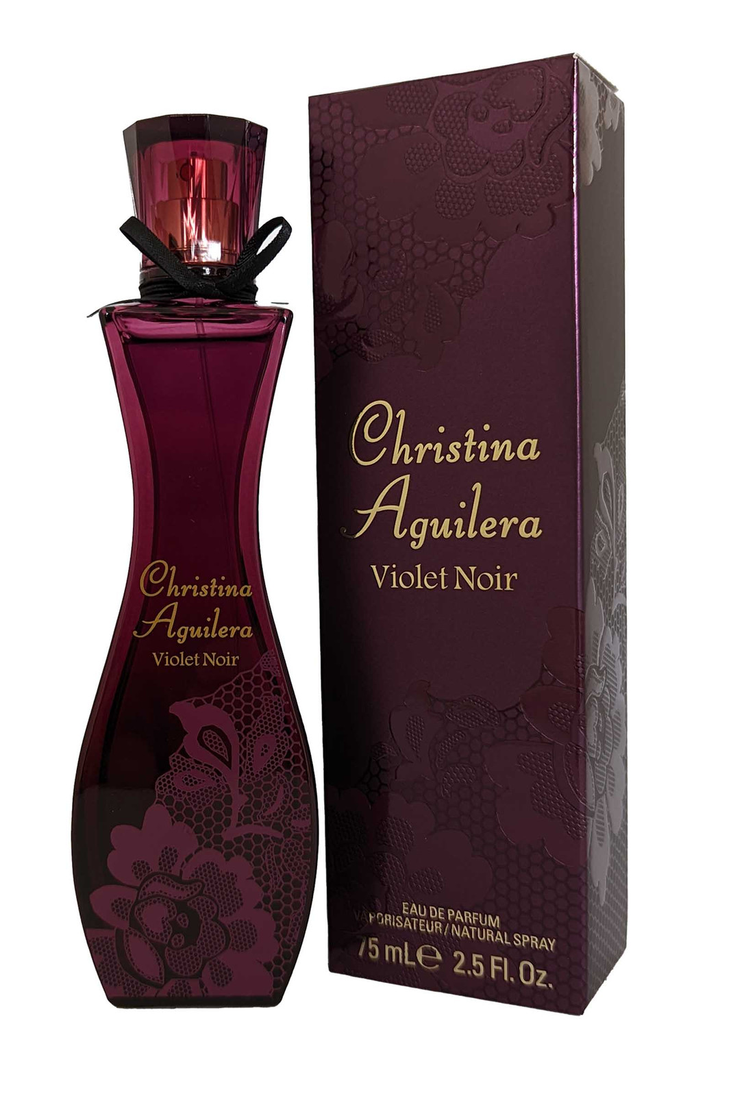 Christina Aguilera Violet Noir Eau de Parfum Spray 75ml Womens Perfume