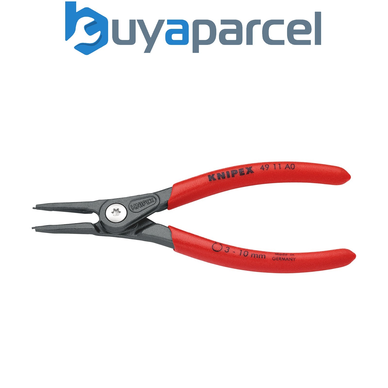 Draper 75088 KNIPEX 49 11 A0 SB Precision Circlip Pliers for external circlips o