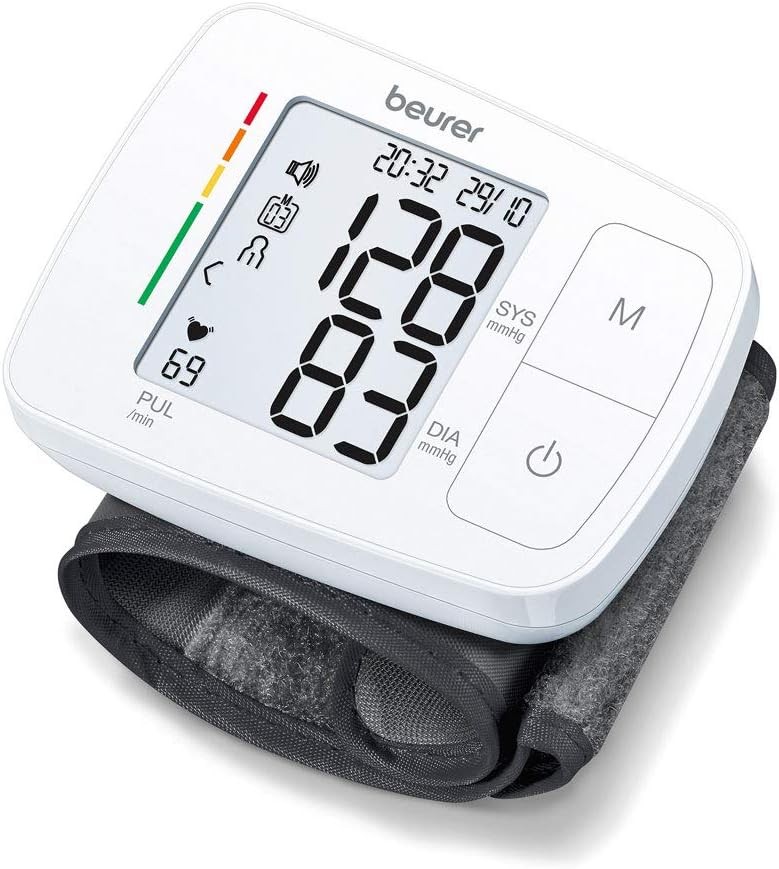 Beurer BC21 Wrist Blood Pressure Monitor with Voice output, Arrhythmia Detectio