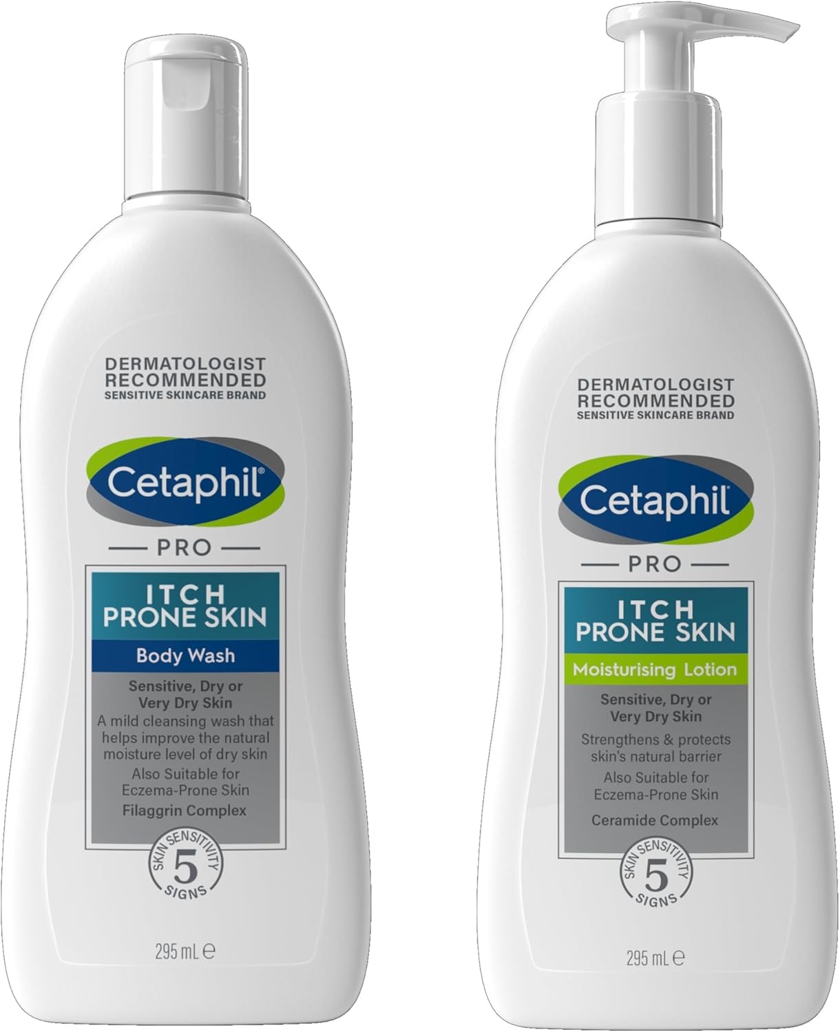 Cetaphil PRO Skincare Set, For Itch Prone & Eczema Prone Skin, Body Wash, 295ml