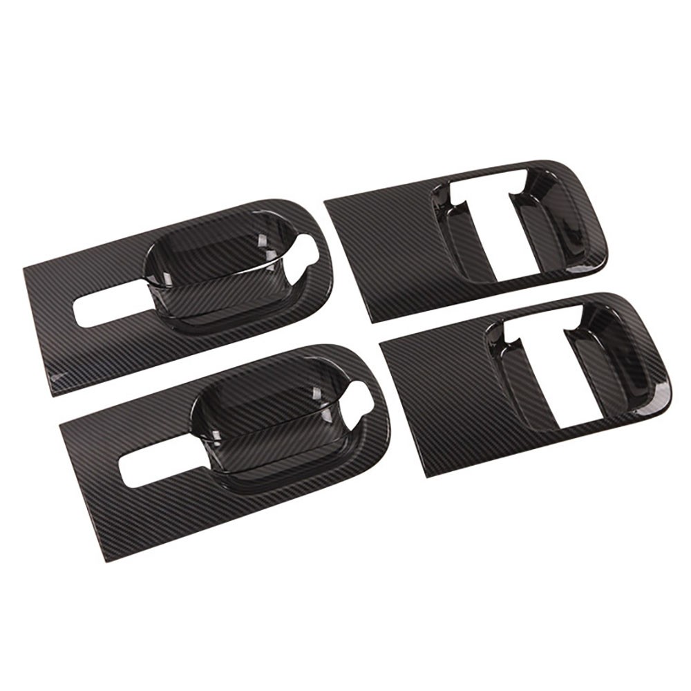 6Pcs/Set Car ABS Carbon Fiber Door Handle Bowl Cover for Grand Starex H16934