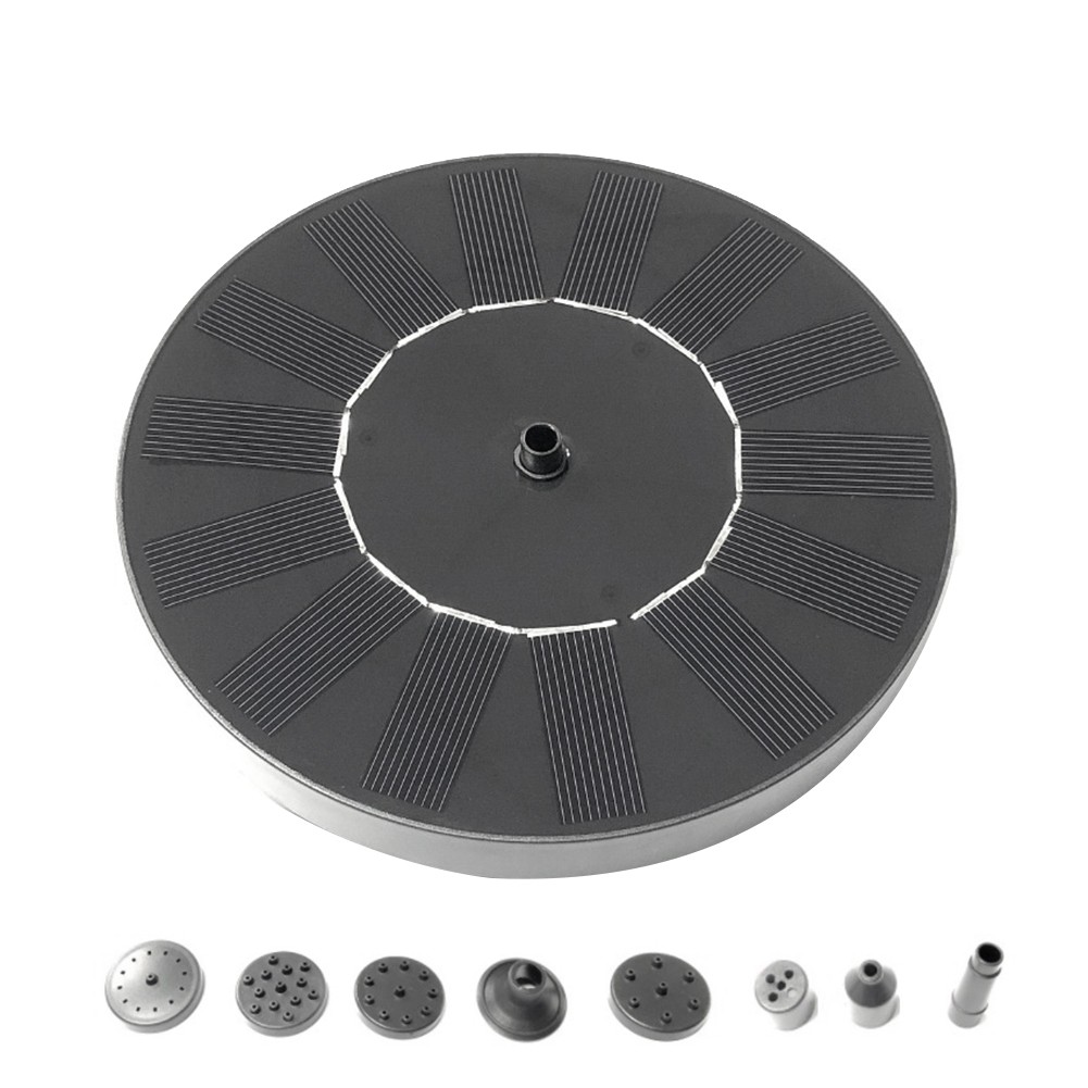 3X(160mm Solar Water Fountain Pool Pond Waterfall Garden Decoration8537