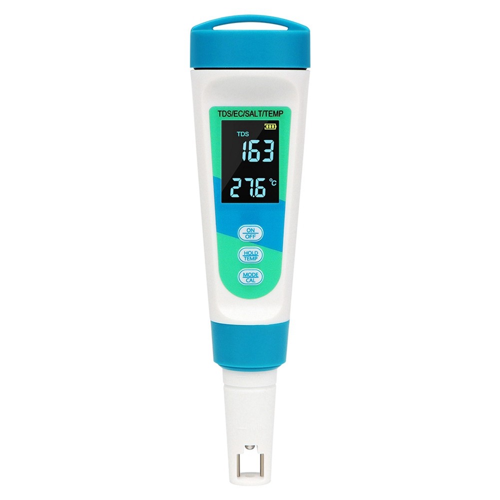 4-in-1 Digital Salinity Meter TDS/EC/SALT/TEMP Detector Water Conductivity4086