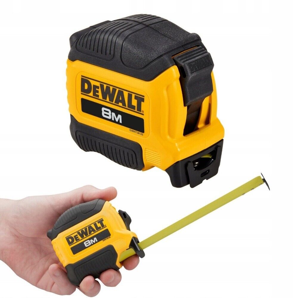 DeWalt 8m Compact Series METRIC Only Hand Tools Tape Measure, DHT038128