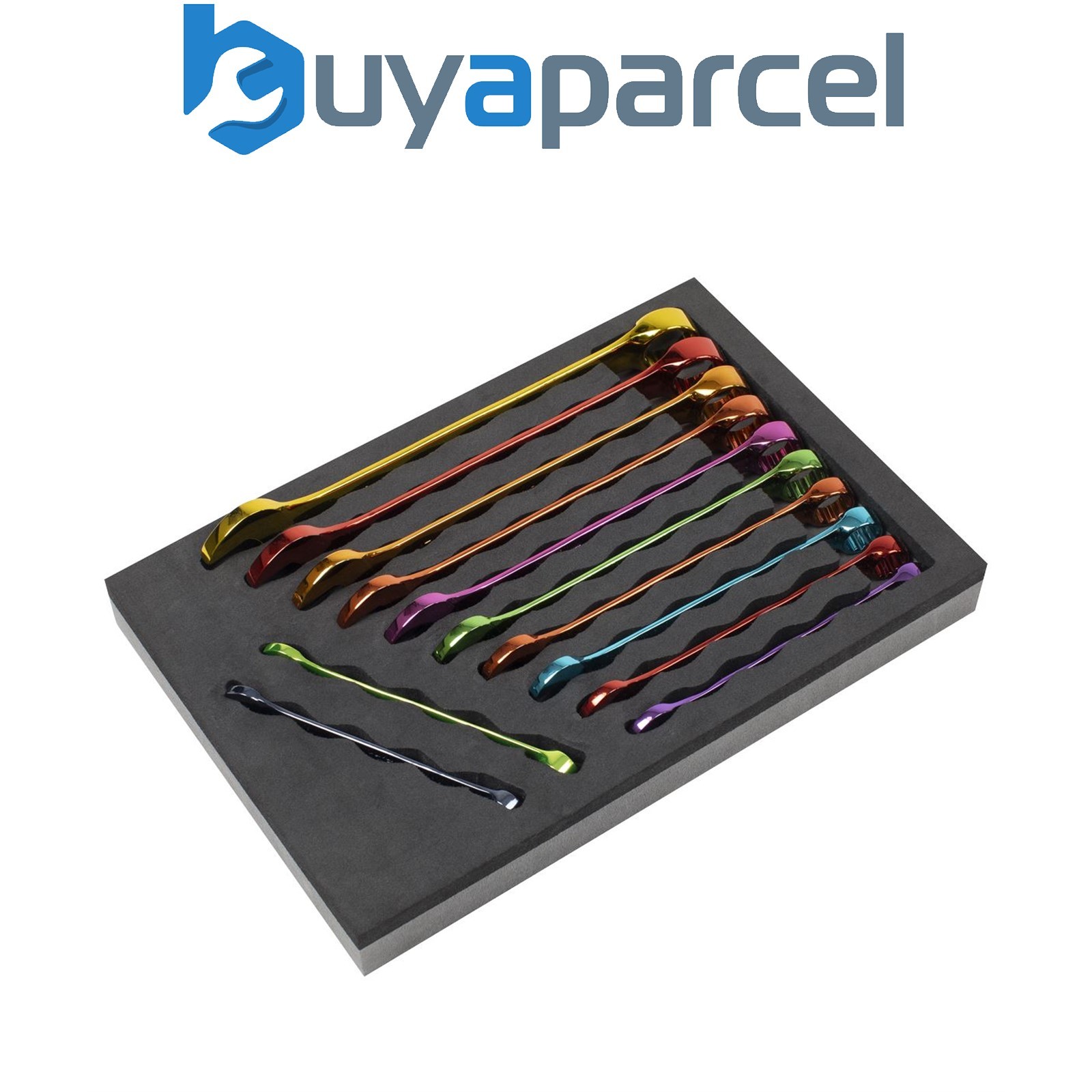 Sealey AK63267 Premier Multi-Coloured Combination Spanner Set 12pc