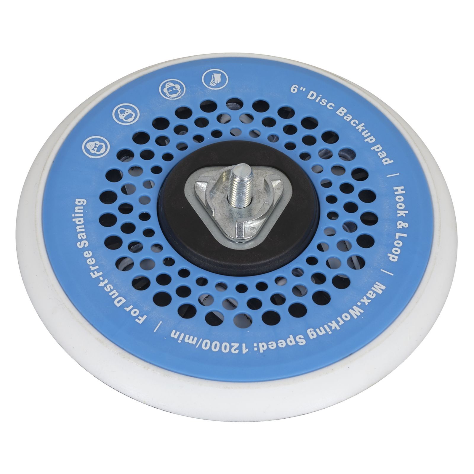 Sealey Universal Dust-Free Stick-On Da Backing Pad Professional Equipment AK289