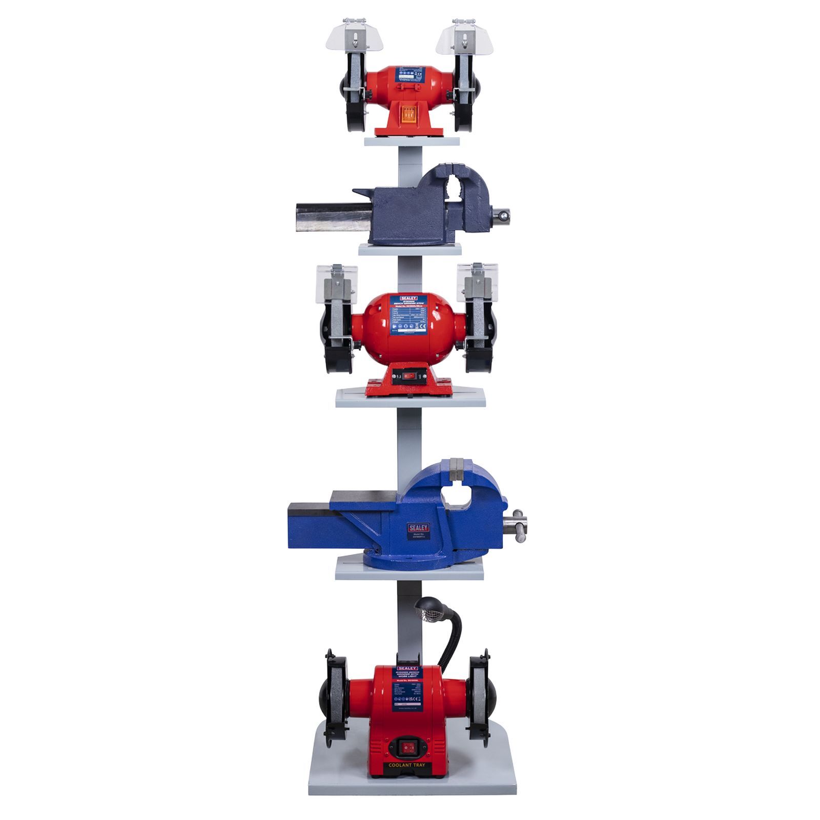 Sealey Bench Grinder & Vice Stand Stand Deal - BGVDSCOMBO4