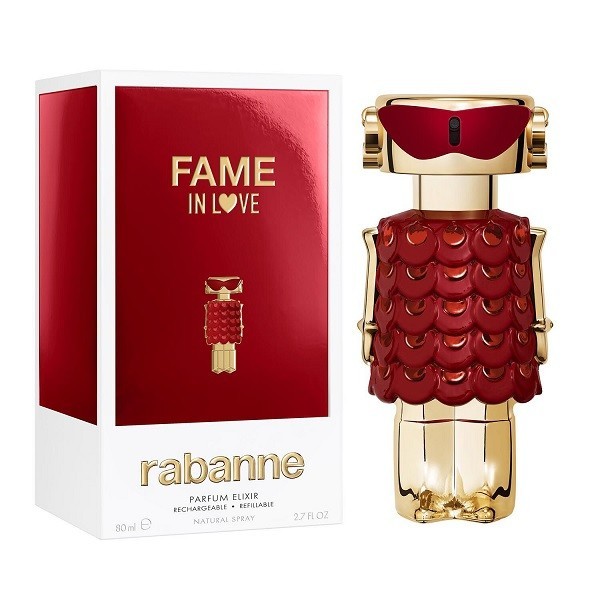 PACO RABANNE FAME IN LOVE 80ML PARFUM ELIXIR REFILLABLE SPRAY BRAND NEW & SEALED