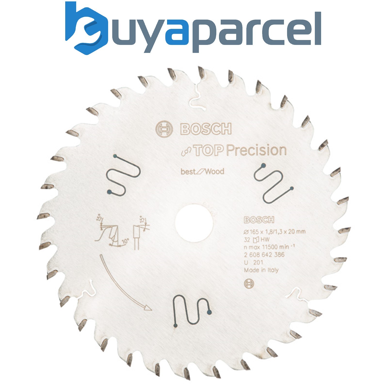 Bosch Top Precision Best for Wood circular saw blade 2608642386