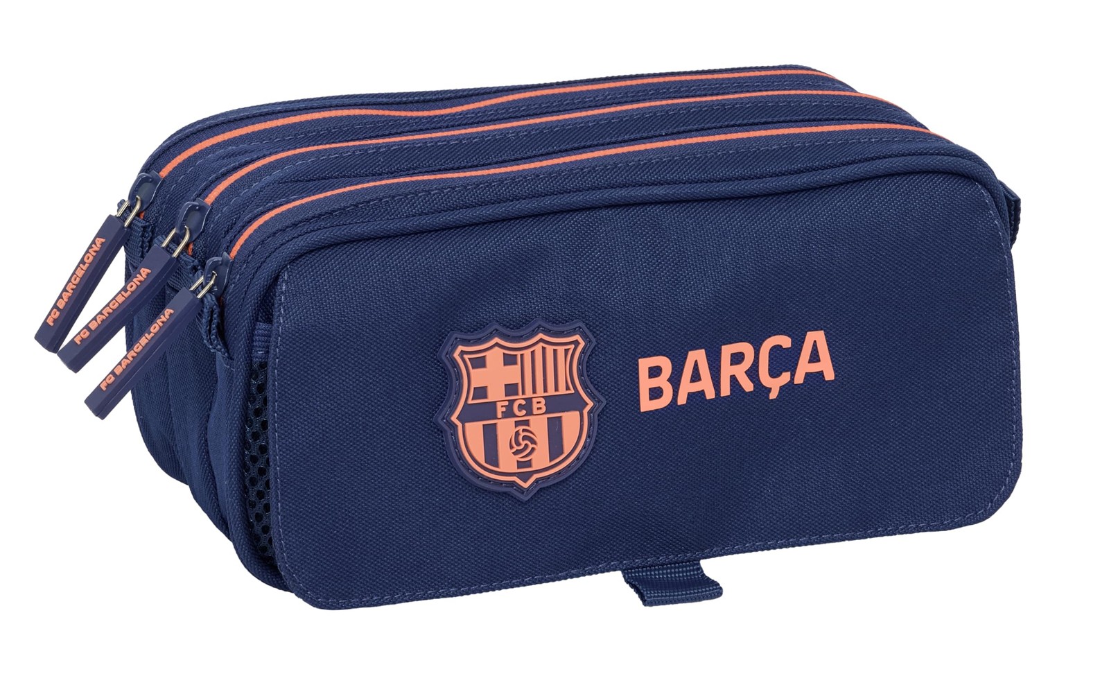 F.C.BARCELONA 2nd Team – Triple Big Pencil Case, Children's Pencil Case, Ideal f