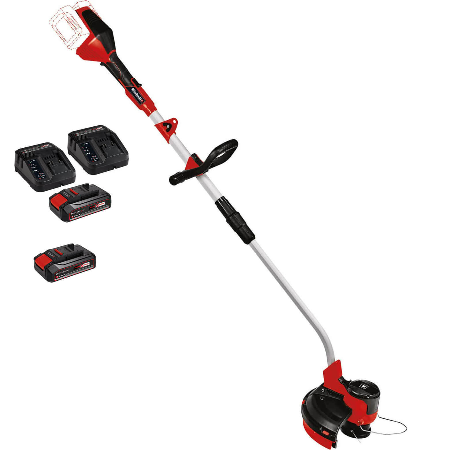 Einhell GE-CT 36/30 Li E 36v Cordless Grass Trimmer 300mm 2 x 2.5ah Li-ion