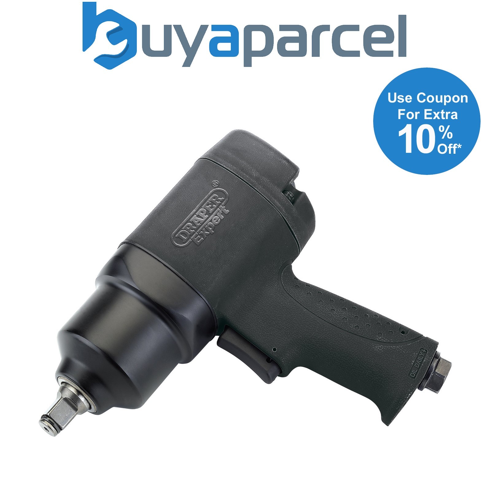 Draper 41096 Draper Expert Composite Body Air Impact Wrench, 1/2" Sq. Dr.