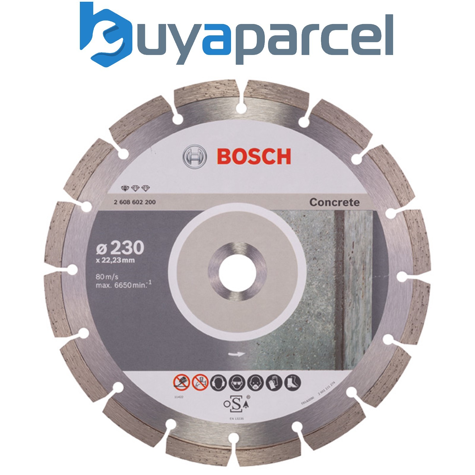 Bosch Diamond cutting disc Standard for Concrete diamond cutting disc 2608602200