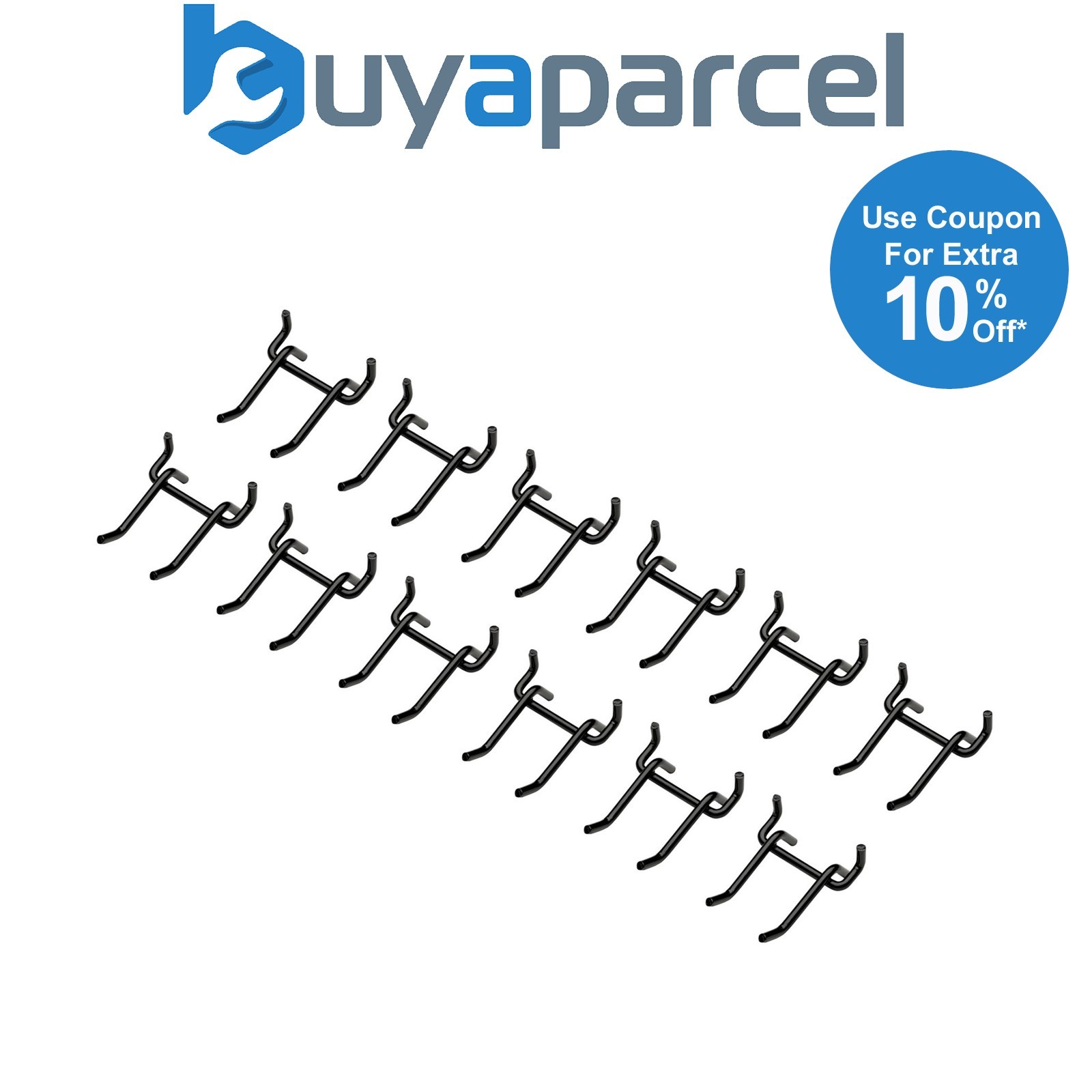Draper 31682 BUNKER Double Storage Hook (Pack of 12)