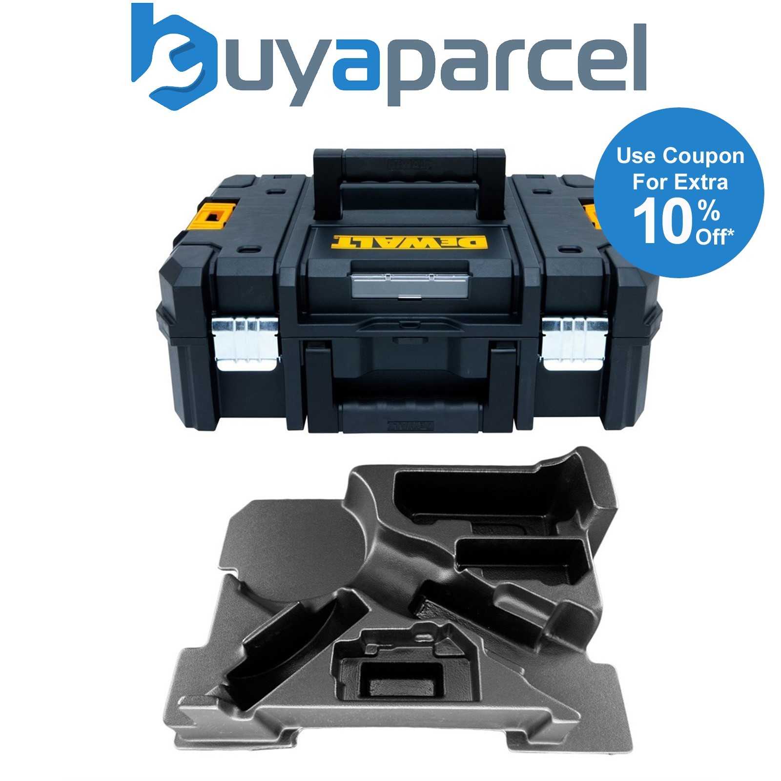 Dewalt DWST1-70703 TStak II Grinder Tool Storage Box T-STAK for DCG412