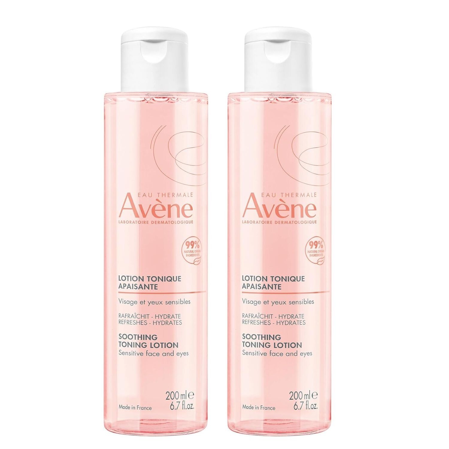 Avene Soothing Toning Lotion for Sensitive Face and Eyes 200ml Pack 2