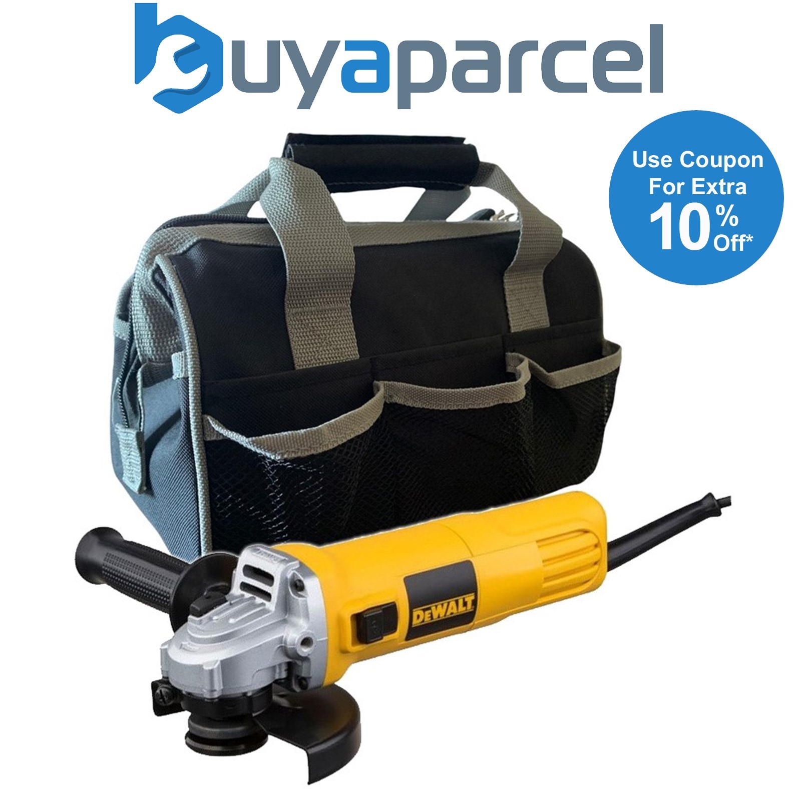 Dewalt DWE4117 240v Corded 950w Angle Grinder 125mm 5.5" DWE4117-GB + Carry Bag