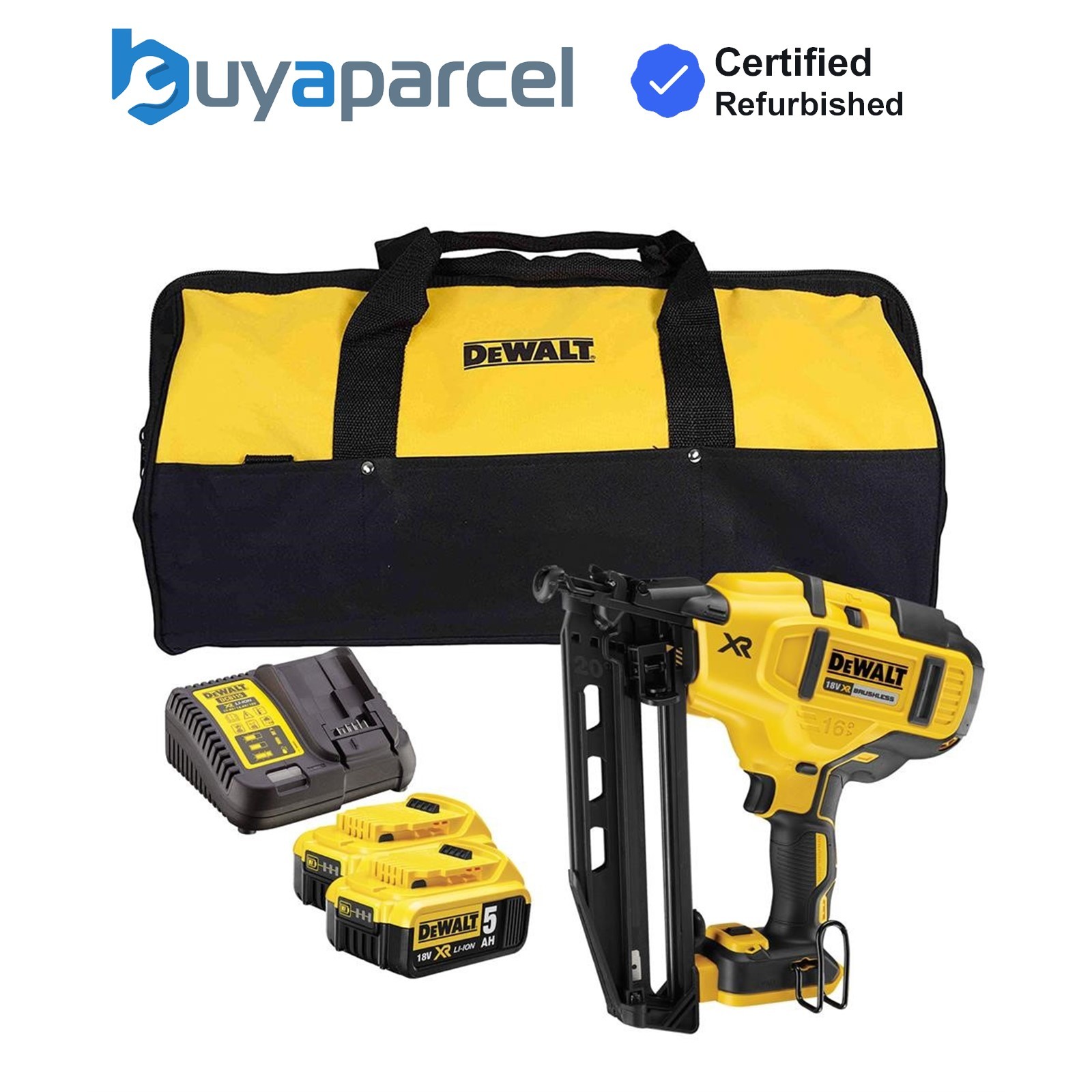 Dewalt DCN660P2 18v XR Brushless Framing Nailer + 2 x 5.0Ah Batteries + Charger