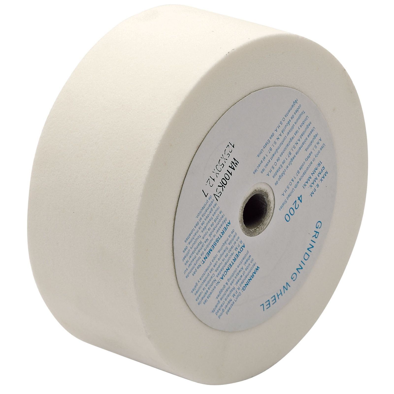 Draper 1x 125mmx12.7mm Bore Drystone Bench Grinder Wheel Professional Tool 38186