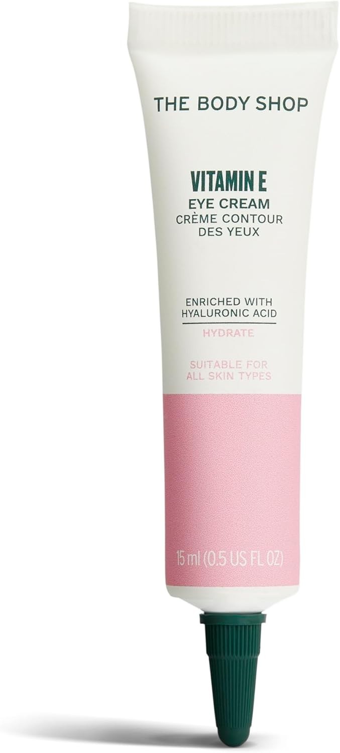 The Body Shop Vitamin E Eye Cream (1x 15ml), Brightening Eye Cream, Hydrating U