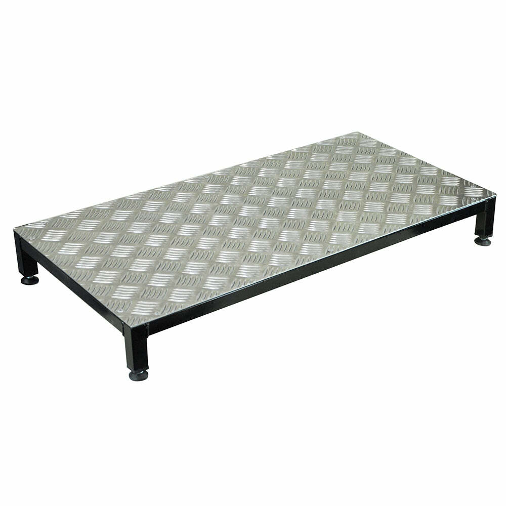 Lightweight Aluminium Half Step - Adjustable Height - 190kg Weight Limit