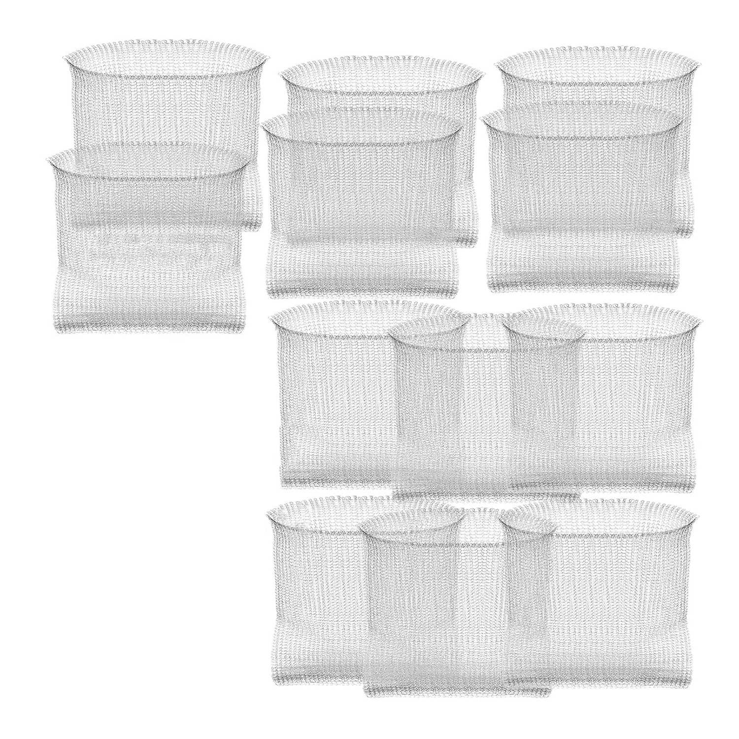2X(Plant Root Guard Baskets Wire Basket Mole and Vole Mesh Wire Baskets for7632