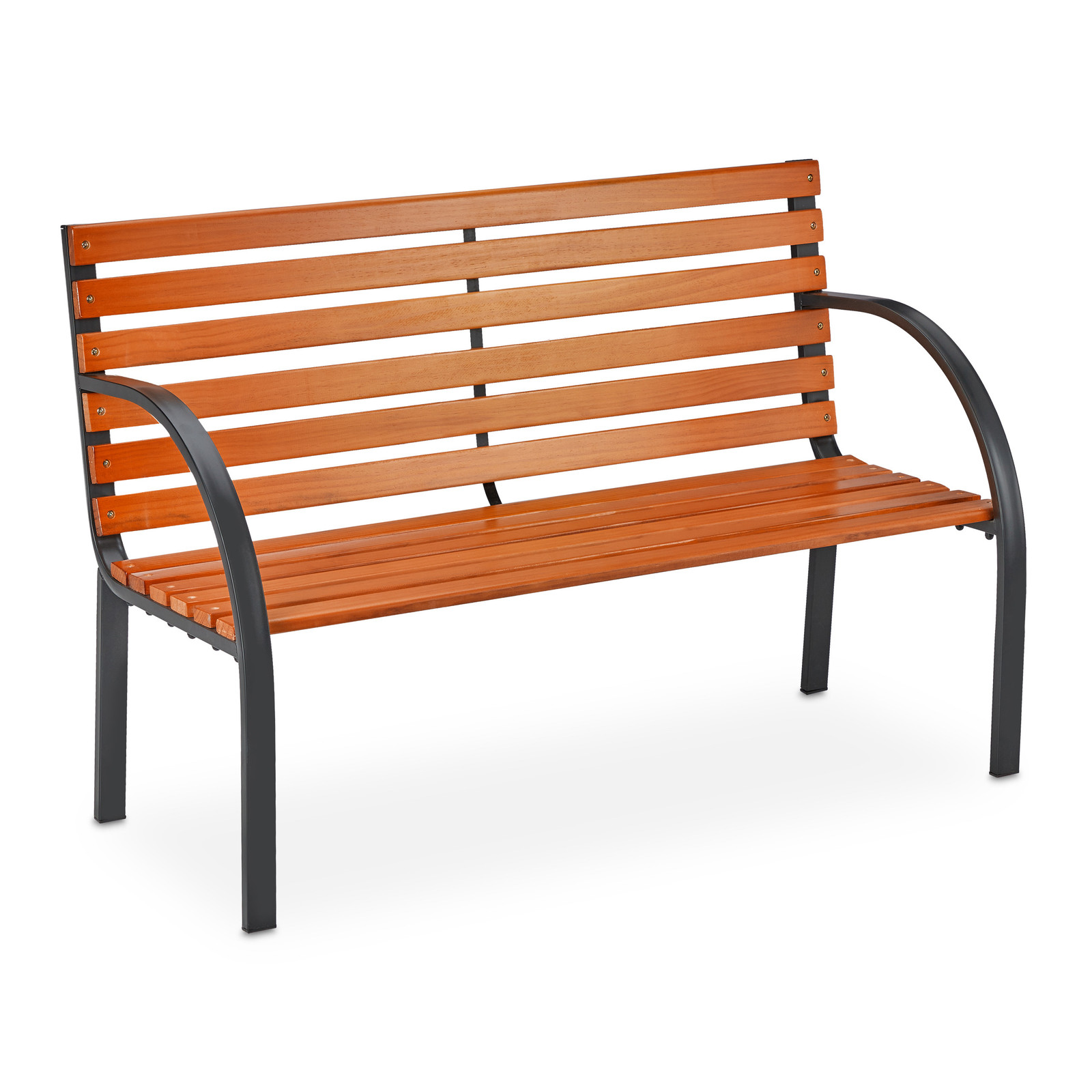 Garden bench Brown Easy Assembly Garden Seating Outdoor Park Bench 200 kg