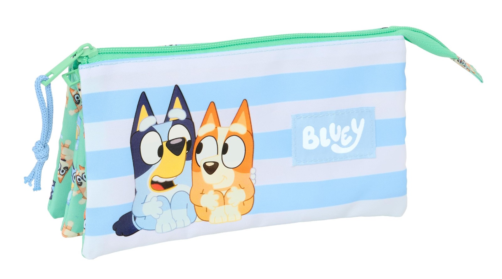 Safta Blue Sisters – Triple Pencil Case, Children's Pencil Case, Ideal for Schoo