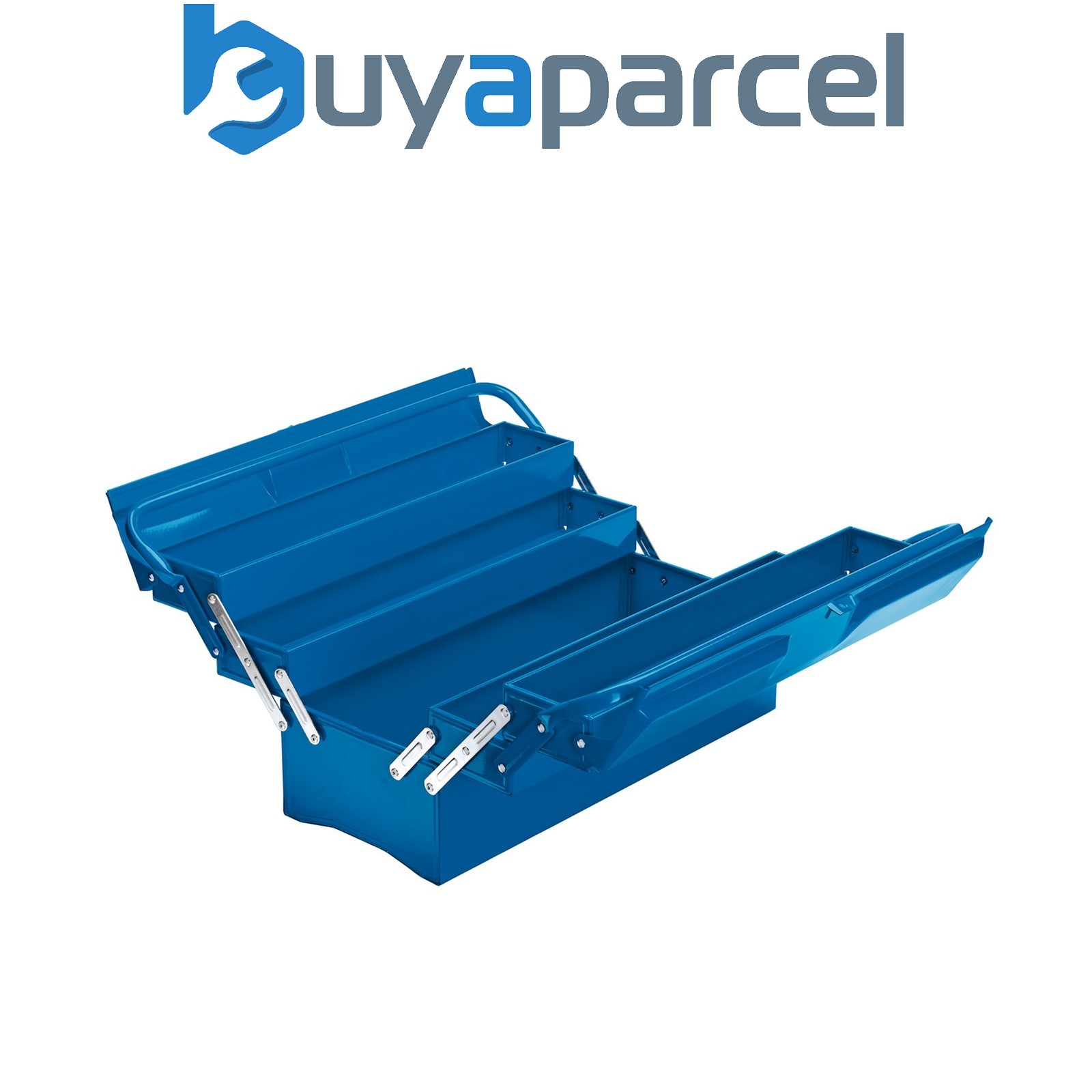 Draper 86671 Extra-Long Four Tray Cantilever Tool Box, 495mm, Blue