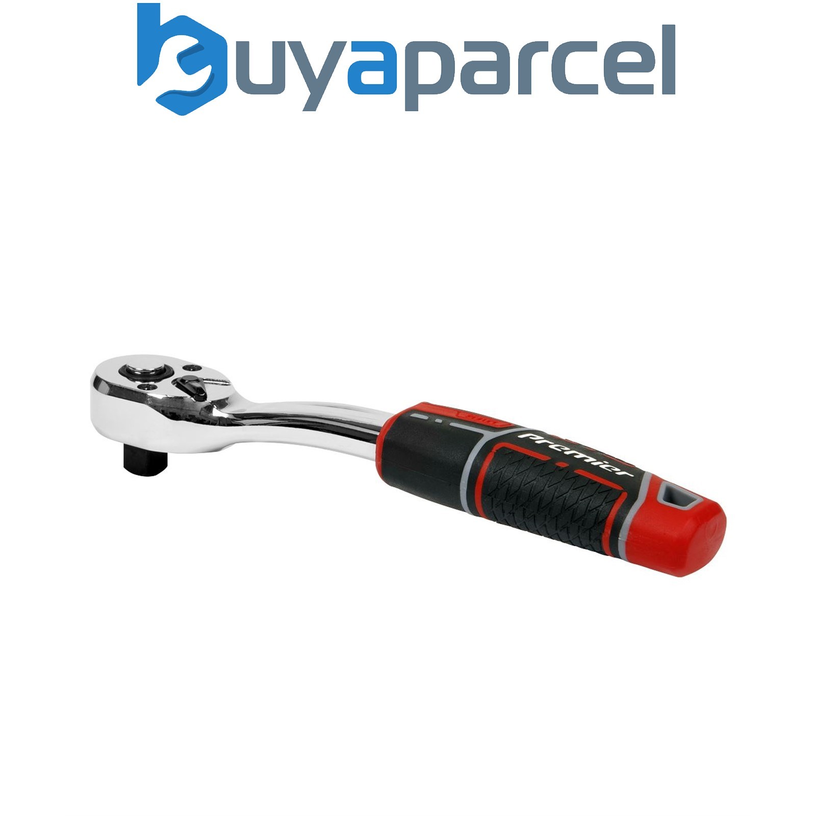 Sealey AK8938 Premier Pear-Head Offset Ratchet Wrench with Flip Reverse 3/8"Sq D