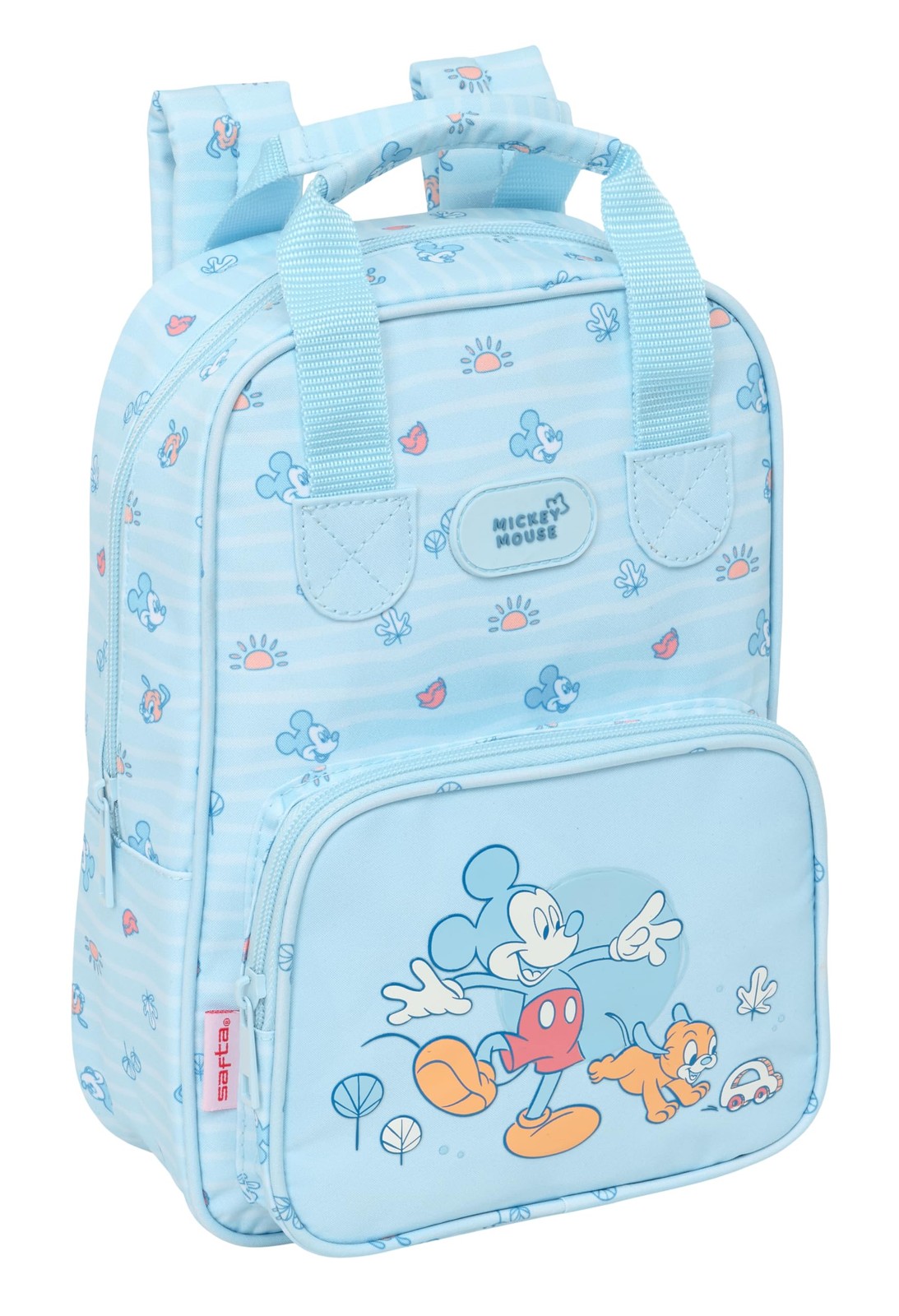 Safta MICKEY MOUSE BABY - Children's Backpack, Adaptable with Handles, Recyclabl