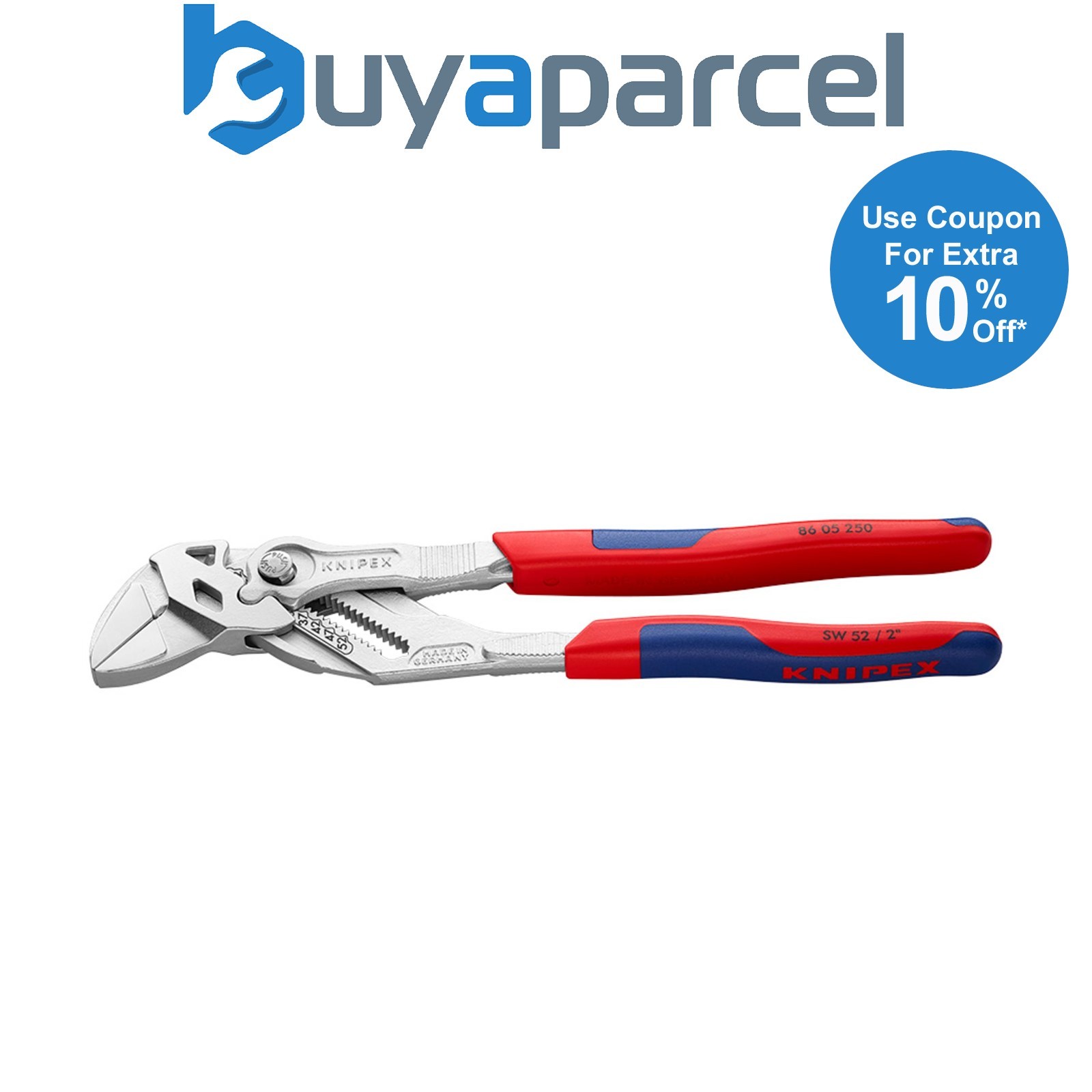 Draper 25949 KNIPEX 86 05 250 SB Pliers Wrench, 250mm