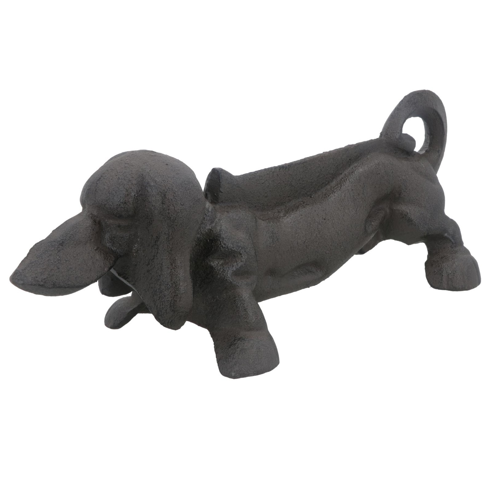 Dachshund Boot Scraper Dog Door Stop Cast Iron Mud Muck Wedge Animal House
