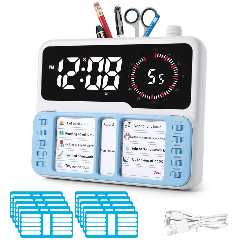 Visual Timer for Kids Kids Timer Silent Countdown for Classroom & Home E5W16104