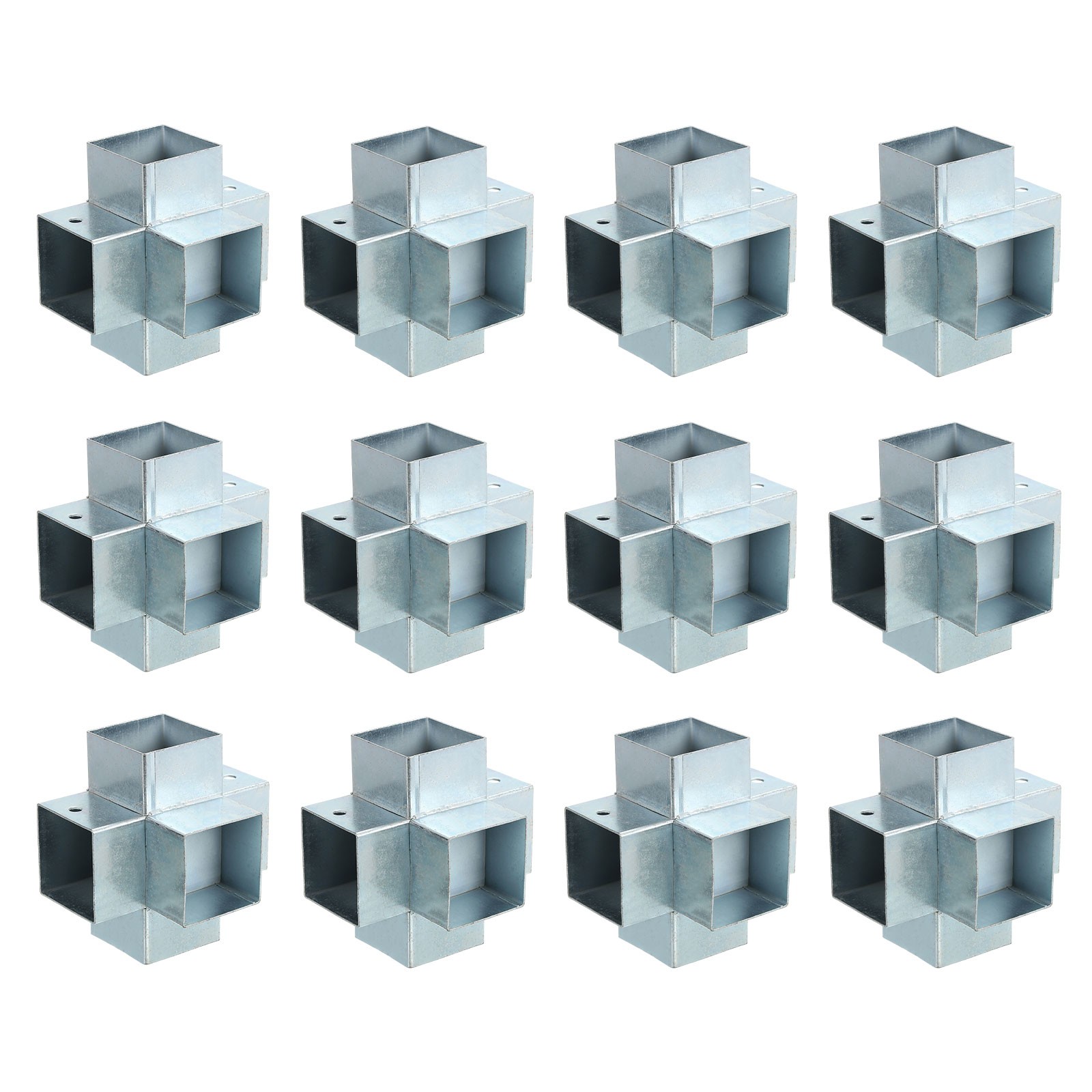 5-Way Gazebo Brackets Kit, Angle Bracket for 1.6" x 1.6" Lumber (12 Pack)
