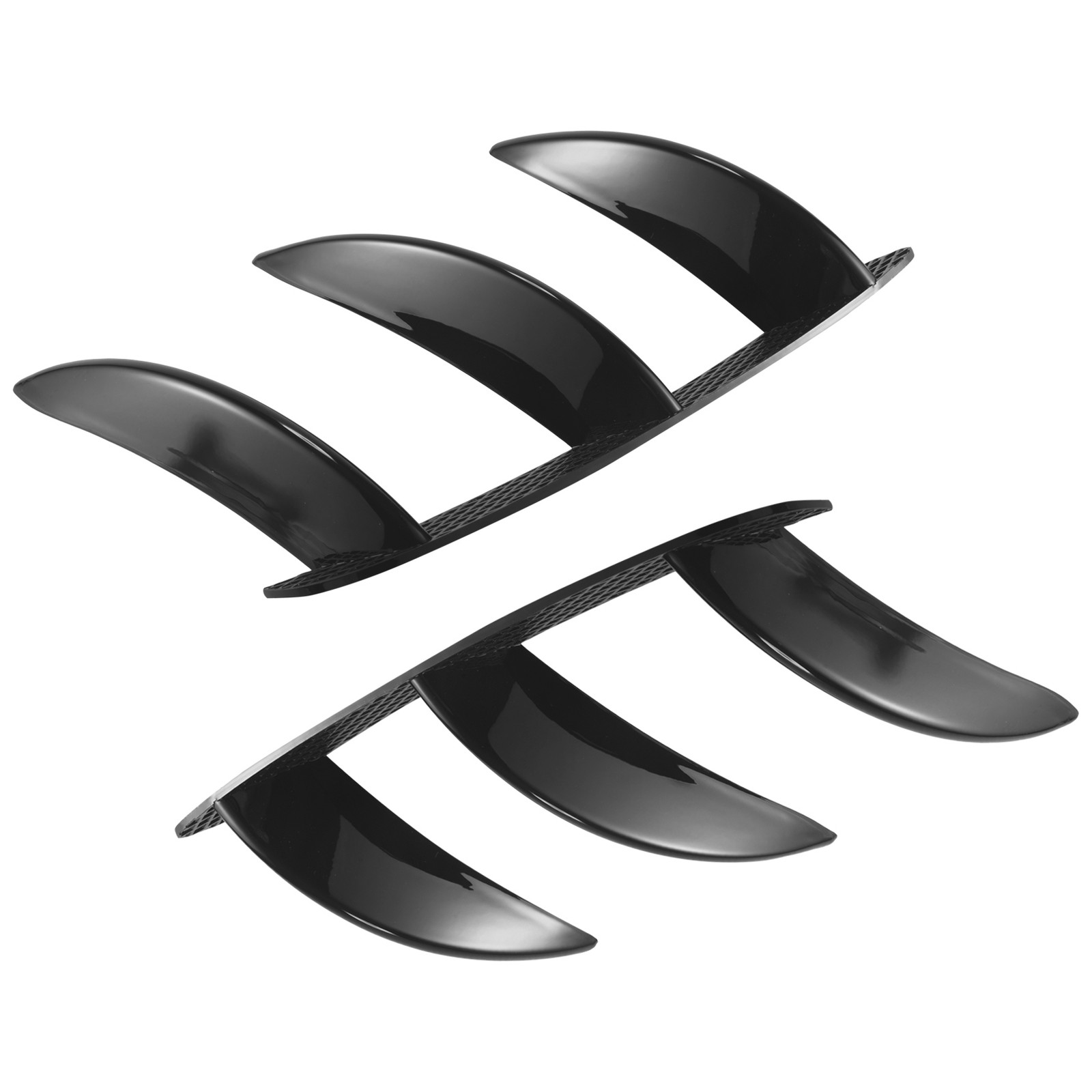 3X(Car Black Rear Bumper Spoiler Flank Tail Wind for  a Class3251