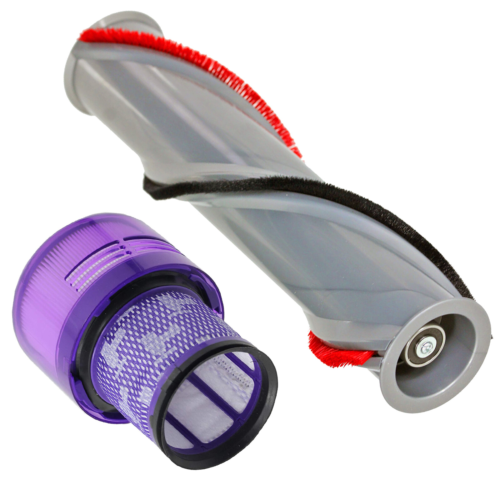 Torque Drive Brushroll for DYSON V11 SV14 Silver Brush Roller Bar + Filter