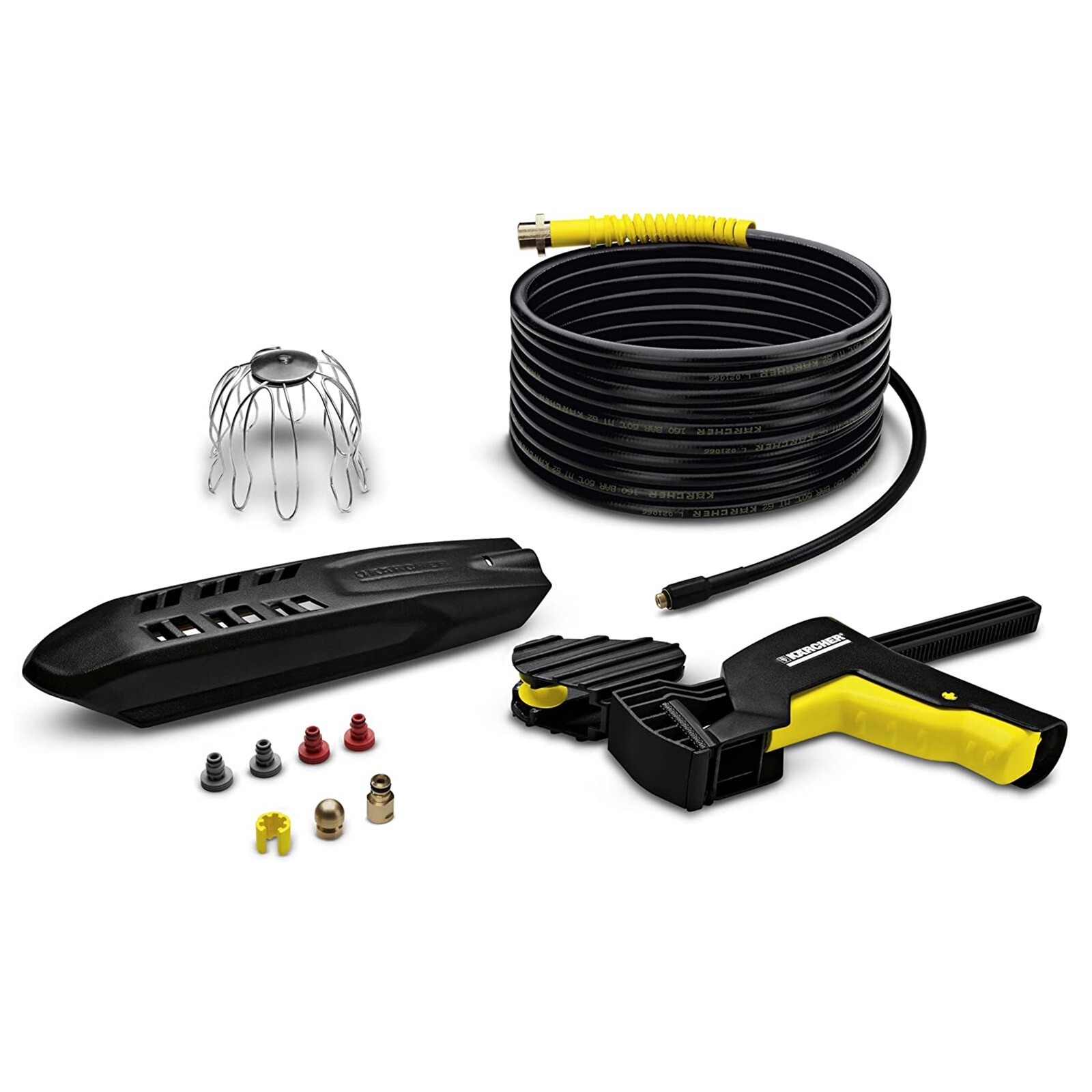 Karcher Roof Gutter Cleaning Kit 20M Hose Downpipes Drains K2-K7 Pressure Washer