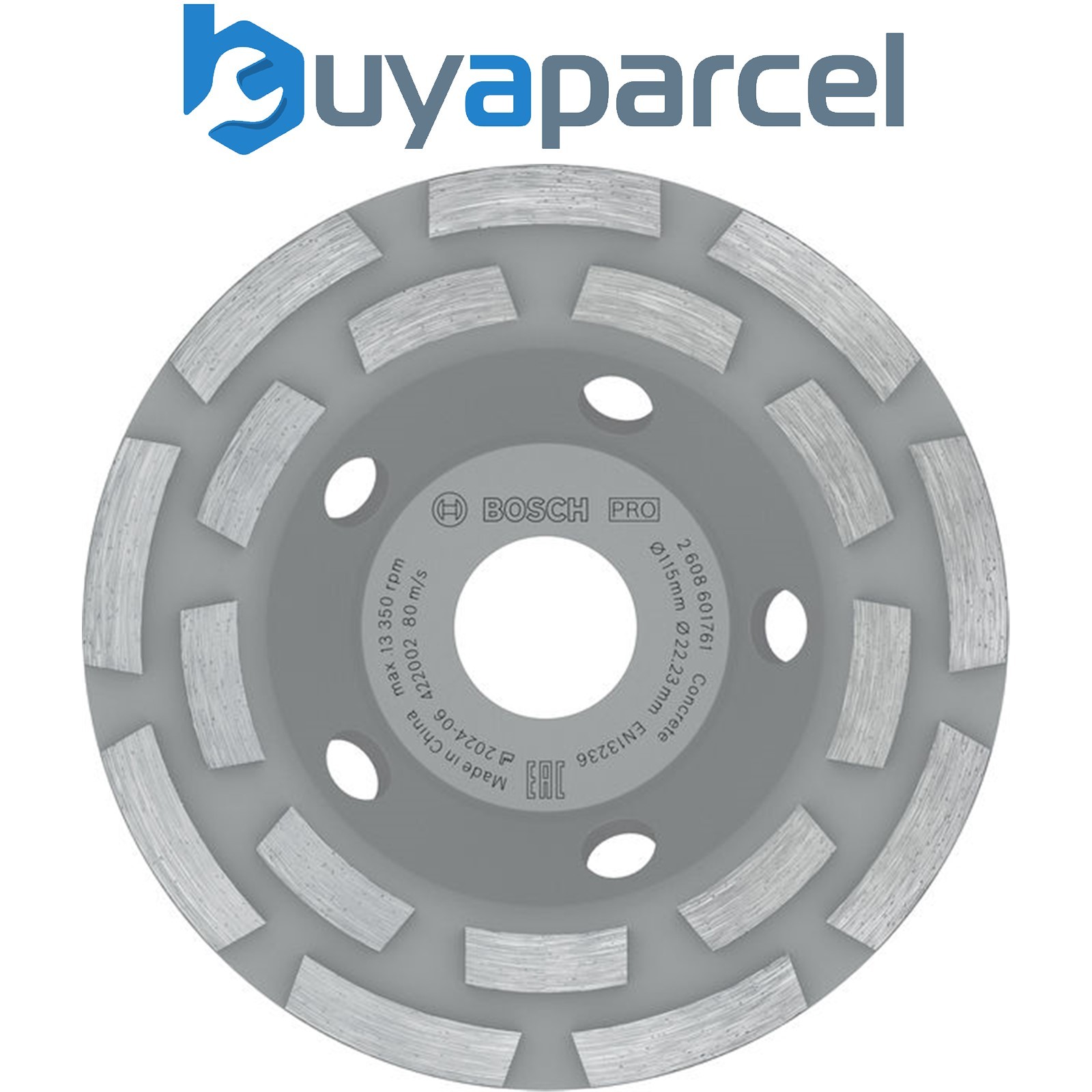 Bosch Diamond PRO Concrete Grinding Head 50 x 115mm 22.23mm 2608601761