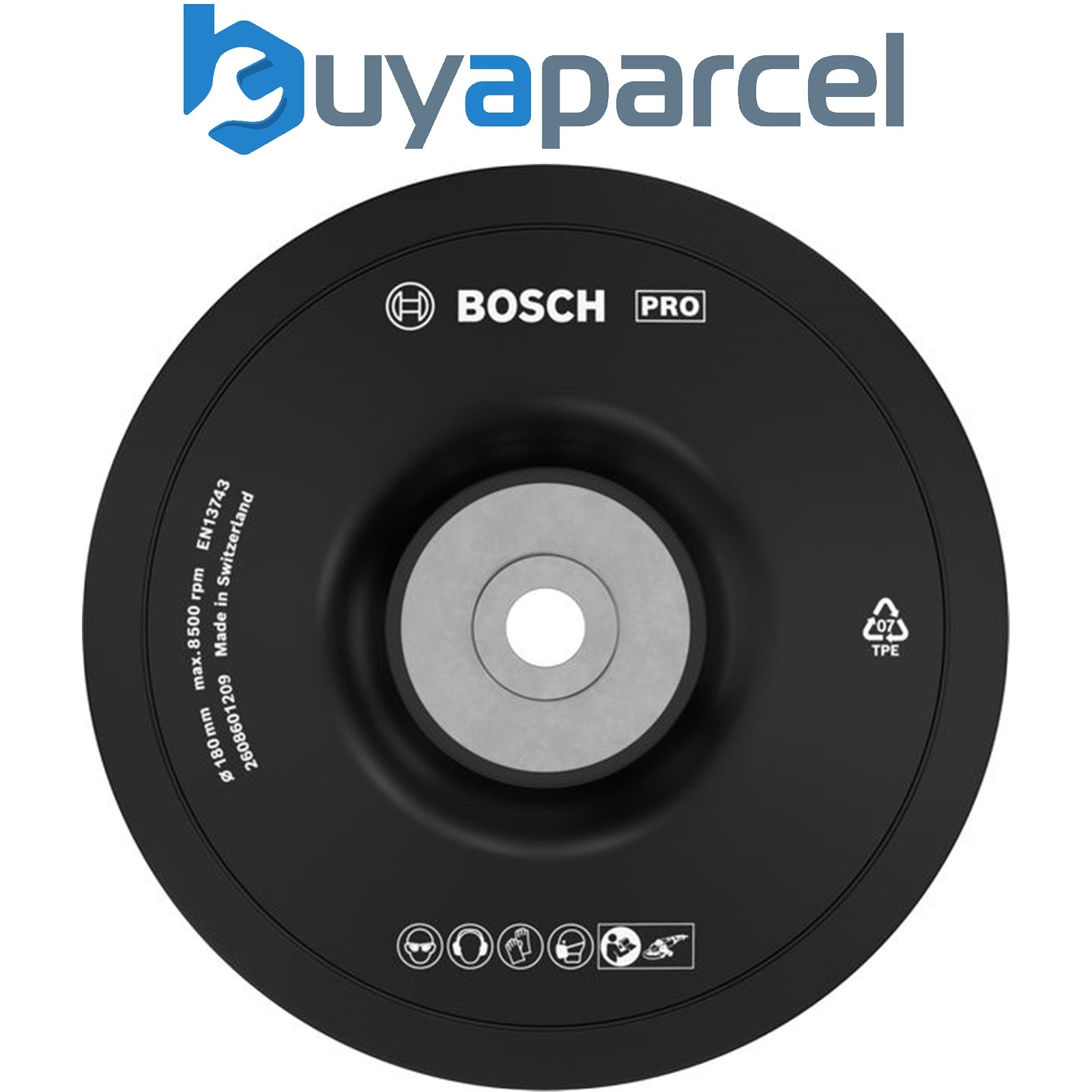 Bosch Function cutting/grinding PRO Backing Pad Soft 180mm M14 2608601209