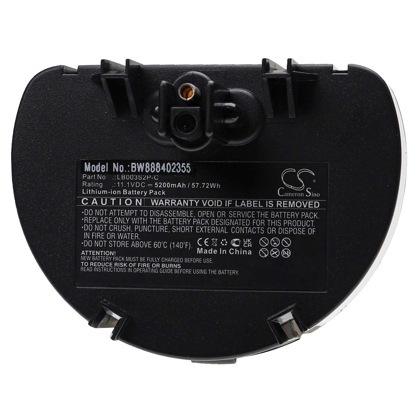 Battery for Water Tech LB003S2P-C 5200mAh 11.1V Li-Ion