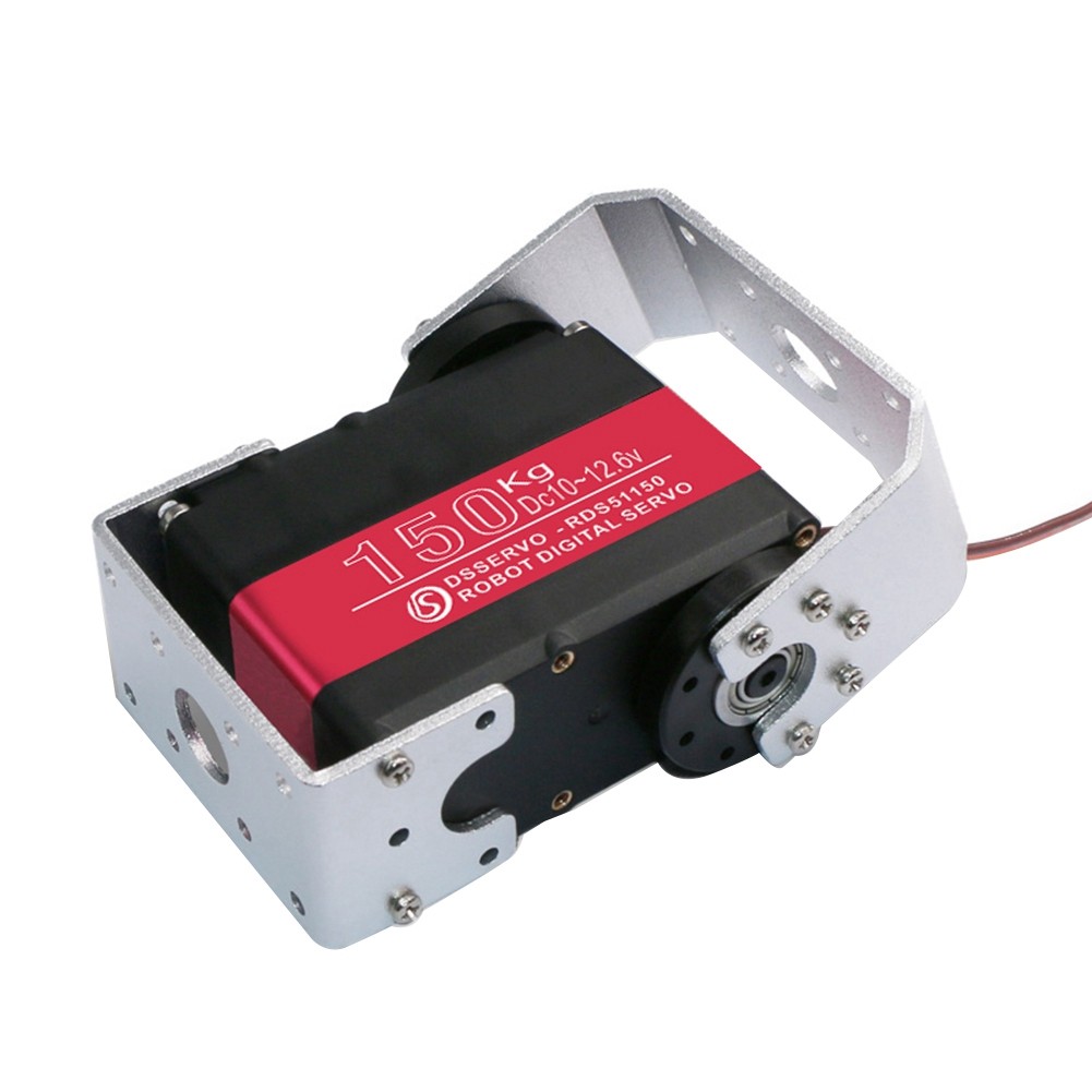 150KG 12V RDS51150 -Shaft Digital Metal Robotic with U Mounting Bracket 1064